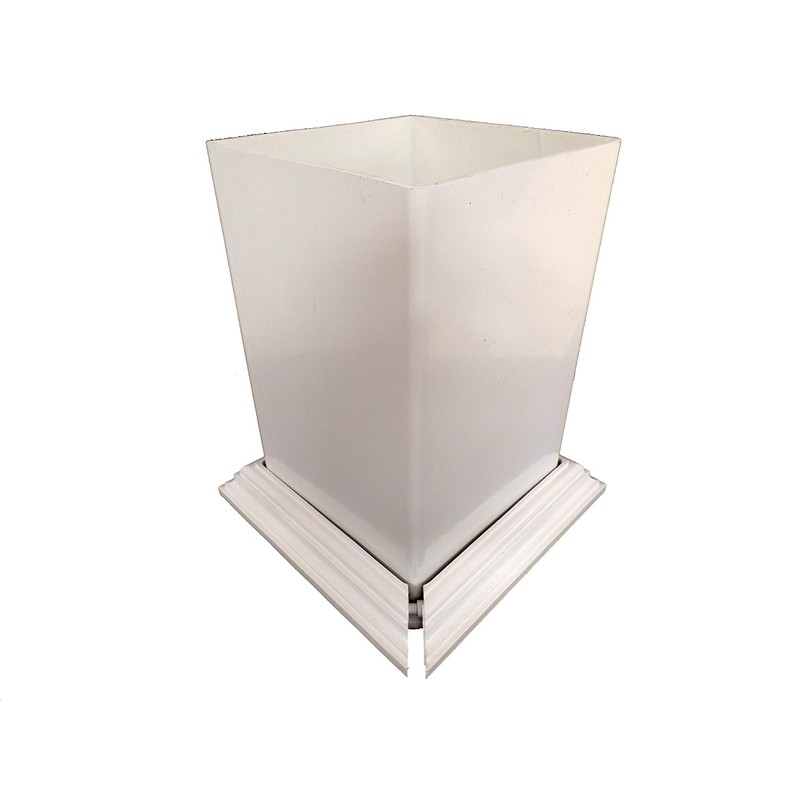 Vinyl PVC 5" x 5" Post Two-Piece Base Trim Skirt