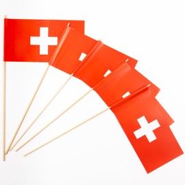 Everflag Swiss Paper Flags Pack of 50