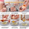 DOCBLACK Stainless Steel Egg Cracker Topper Set with Egg Separator