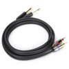 JORINDO Dual 6.35mm Male to Double RCA Male Cable Audio