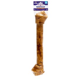 Treatly USA Beefhide Bones 15-17" Dog Chew Treats - Chicken Flavor, 1 Count/1 Pack