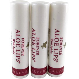 Forever Living 3 X Aloe Lips Balm - Soothe,Moisturize,Heal & Protect Lips