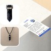 VIE VIE Double Point Pencil Pendant, Black String (Sodalite)