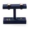 Papten J00403 Watch Stand, For 2 Pieces, Microfiber, Luxury, Stylish,