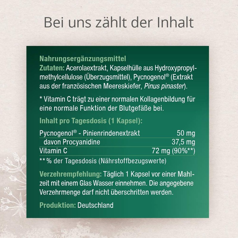 Pine Bark Extract High Dose - Original Pycnogenol - with