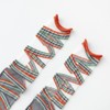Comonsava Women's Socks, See-through Socks, Different Left and Right Patterns,