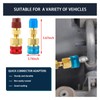 Ziciner R1234YF Quick Couplers Kit, R1234YF to R134A Conversion Kit,