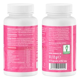 MADENA ProbioGyn Uro, Lactic Acid Bacteria and Bifidobacteria for Vaginal Flora* with Cranberry, Buchu, Goldrod, Nasturtium, Horseradish, Biotin