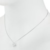ZIYMU zm-p-019 Necklace, Cube, 15.7 inches (40 cm), Cubic Zirconia