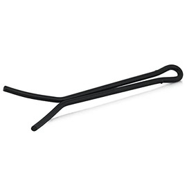 BBQ-Toro Steel Cooking Grate Lifter, 21 x 6.5 x 1 cm, Black Painted, Grill Lifter, Grate Lifter, Lifter for Cooking Grate, Grill Lifter, Steel Lifter, Handle, Handles for Cooking Grate, Grill