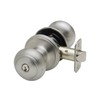 Copper Creek CK2040SS Colonial Knob, Keyed Entry Function, 1 Count, Satin Stainless Finish