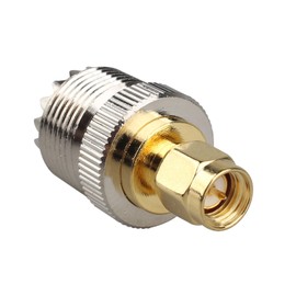 Futheda SMA Male to UHF PL-259 Female SMA to PL259 Adapter SO239 Male to SMA Male Converter SMA Coaxial Connector Compatible with CB Radio Antenna SO239 Male to SMA Male Pack of 2
