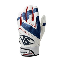 Louisville Slugger Adult Genuine 2.0 Batting Gloves - USA, X-Large