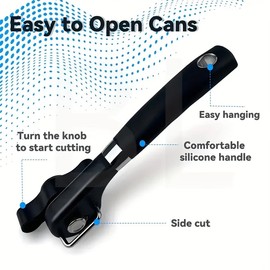 JOYNM Safe Cut Manual Can Opener, Smooth Edge Can Opener - Can Opener Handheld