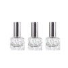 Pokinge 3PCS Mini Perfume Spray Bottle, Refillable 10ML Cube Shape