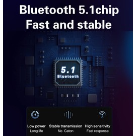 Xmenha Kopfhörer Kabellos Over Ear Bluetooth 5.1 Headset mit Mikrofon Noise Cancelling Kopfhoerer Sport Headphones 24H Spielzeit Mehrere Modi Ohrhörer für Laufen Joggen Kinder Android iOS Gaming