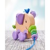 Selecta 52101 Tita Pull Along Elephant Wooden Push and Pull