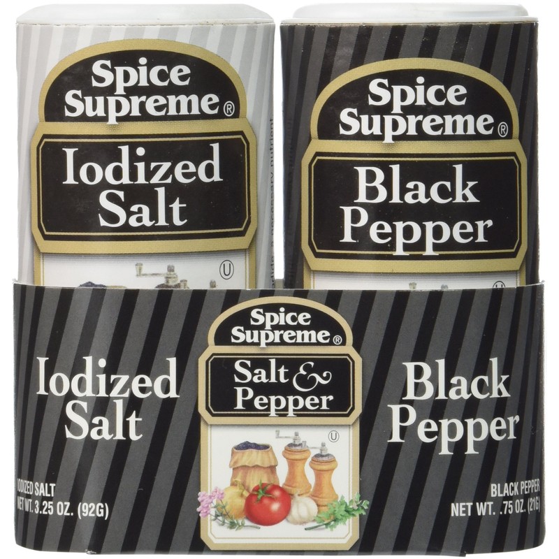 Spice Supreme Salt & Pepper Double Pack