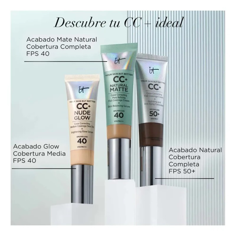 It Cosmetics CC+ Natural Matte - CC Cream Base de