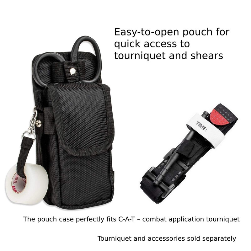 First Lifesaver Trauma Shears Holster with Tactical EMT Belt Tool