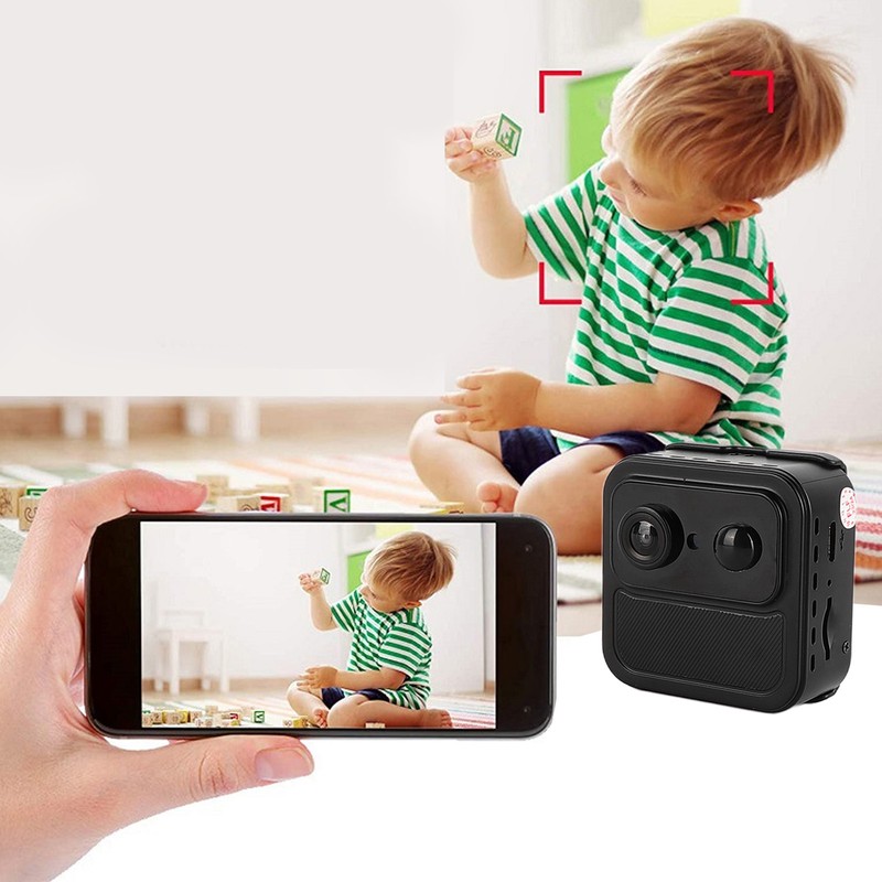 Wireless Wifi Security Camera HD Night Vision 160° Rotatable Smart