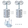 Track Sliding Door Wheels for 1-3/4" Wide and 2-1/4",Heavy-Duty Exterior