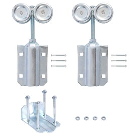 Track Sliding Door Wheels for 1-3/4" Wide and 2-1/4",Heavy-Duty Exterior Sliding Barn Door Roller or Shed Sliding Doors Roller Kit,2 Packs