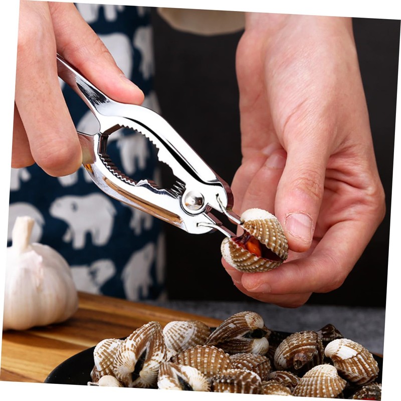 Alipis Sturdy Clam Opener Seafood Device Oyster Sucker Zinc Alloy