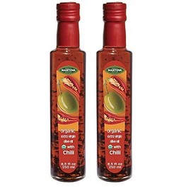 Mantova Mantova Organic Chili Flavored Extra Virgin Olive Oil, 8.5 Fl Oz (Pack of 2)