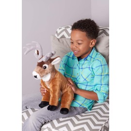 Wild Republic White Tailed Buck Plush, Stuffed Animal, Plush Toy, Gifts for Kids, Cuddlekins 12 Inches