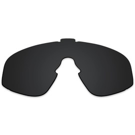 Alphax Stealth Black Polarized Replacement Lenses for Oakley Latch Panel OO9404