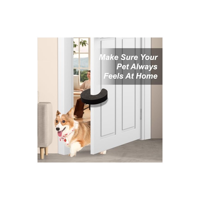 8 piezas de protector multifuncional contra pellizcos en puertas, elegante