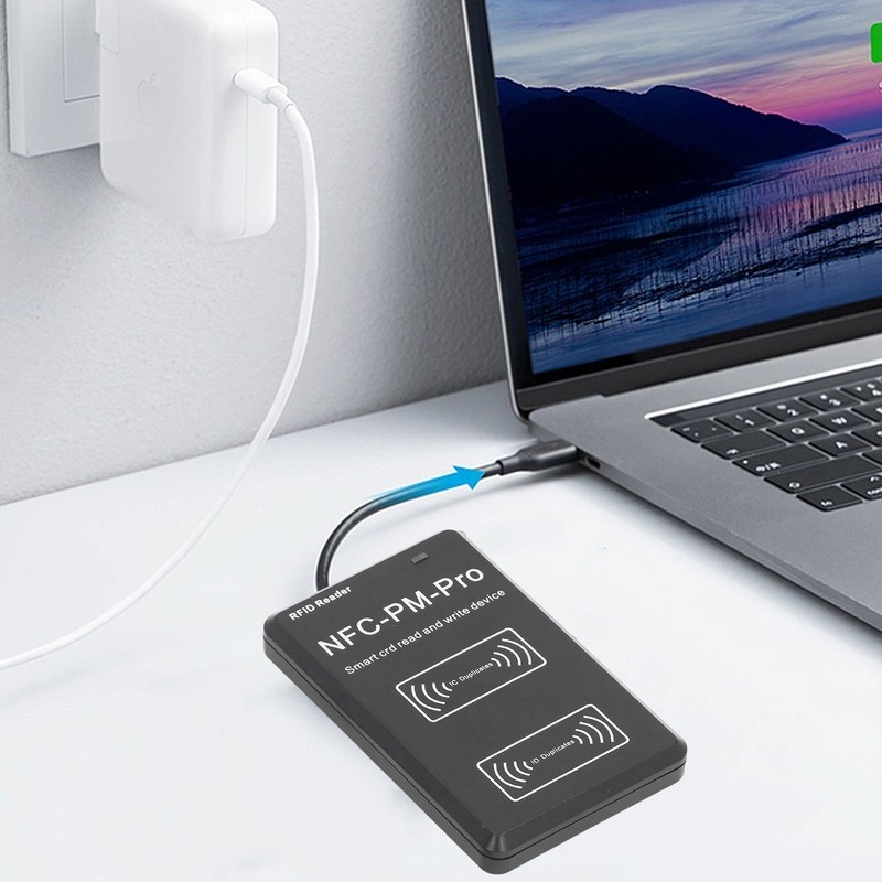 NFC Card Copier IC Card Reader ID Key Writer 125KHz‑13.56MHz