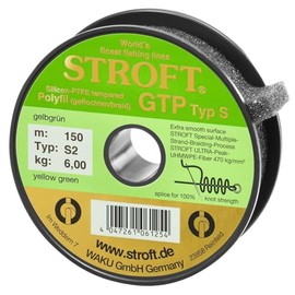 WAKU STROFT GTP S Type 2 Yellow Green 150 m Braided Fishing Line 6.00 kg