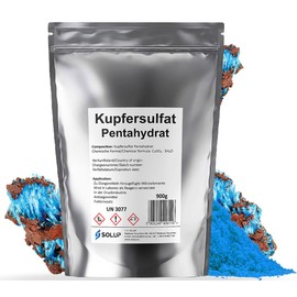 SOLUP Copper Sulphate 900 g I Copper Sulphate for Pool I Horse I Copper Sulphate for Garden I for Trees (900 g)