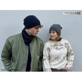 Melegari Fleece Hat without Envelope | Fleece Sport Running Cap | Thermal Hat Polar | Unisex, brown