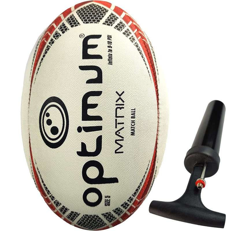 Rugby Ball Game with Pump - Size 5