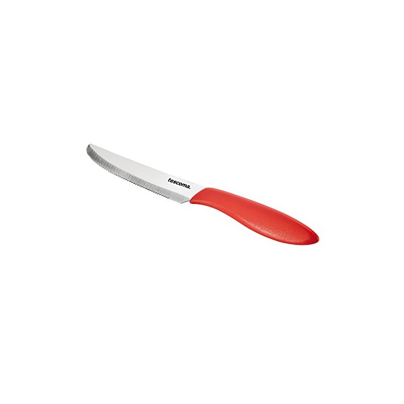 Tescoma 863054.00 Tafelmesser 6er Set mit rotem Griff