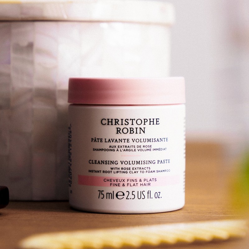 Christophe Robin Cleansing Volumizing Paste With Pure Rassoul Clay And
