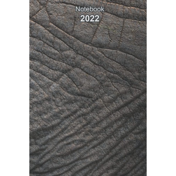 CaptchArt Notebook: Elephant skin Notebook (Journal, Composition Book) Diary, 120