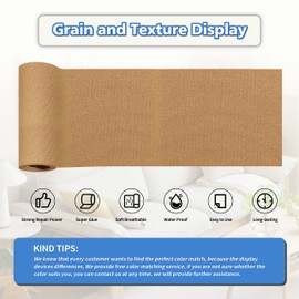 KING MOUNTAIN Canvas Repair Tape,Outdoor Gear Patch, 4×63 Inches,Waterproof,Self-Adhesive for Repairing Boat Covers,Sun Shades,Sofas,Tents,Lounge Chairs,Awnings (Light Brown)