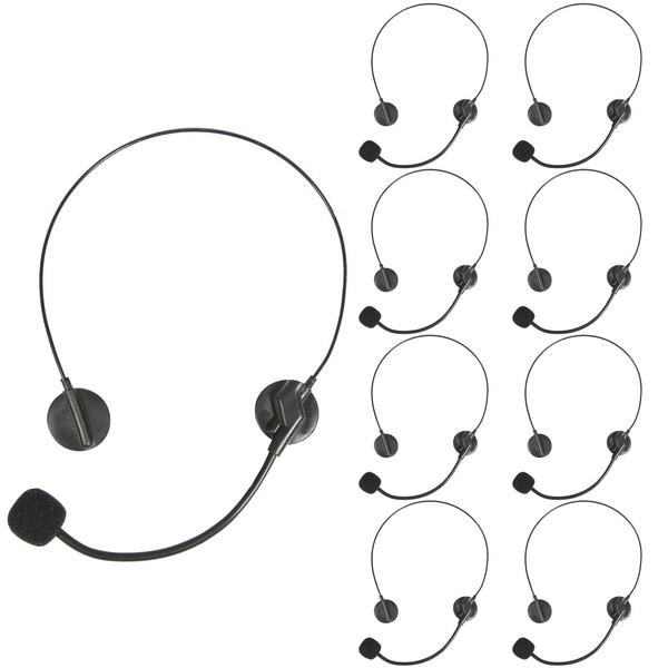 PROLOSO 9 Pack Play Headset with Microphone for Kids Toy