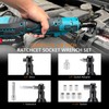 3/8'' Cordless Ratchet Wrench, 74FT-LBS (100N.m) Electric Ratchet with 21V