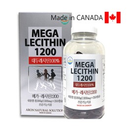 Mega Lecithin 1200 250 Capsules Soy Lecithin / 메가 레시틴 1200 250캡슐 대두 레시틴