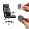 FOROREH 5PCS Glide Castors, Black Office Chair Swivel Caster Wheels,