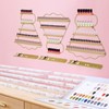 6 Packs Nail Polish Rack for Nail Salon, 5 Tiers