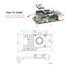 Waveshare PCIe to M.2 Adapter Board (E) for Raspberry Pi