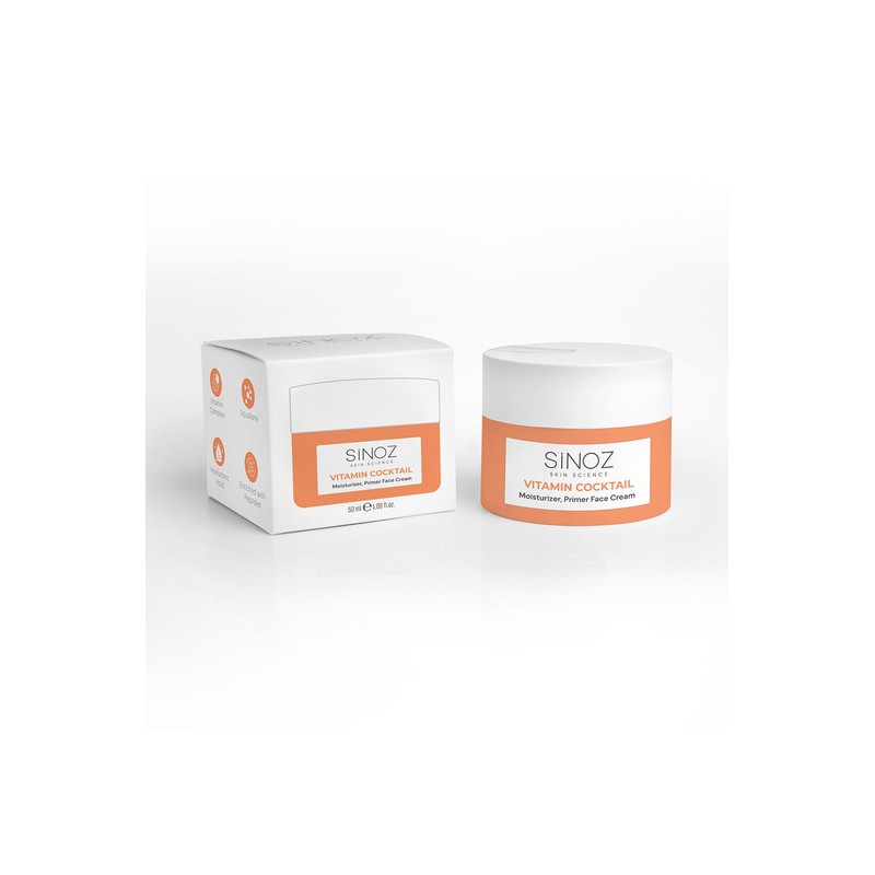 Sinoz Vitamin Cocktail-Moisturizing Nutritious Repair Face Cream (Vitamin C+ B3