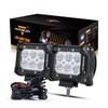 Auxbeam 4" LED Pods 18W LED Light Bar Flood Beam