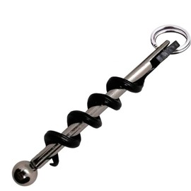 Pocket Mini Corkscrew Keyring Stainless Steel Corkscrew Key Chian for Camping Travelling